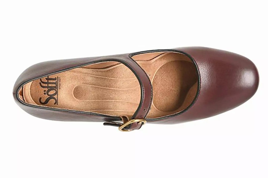 Dress Shoes * | Sofft Leslie Bourbon Red