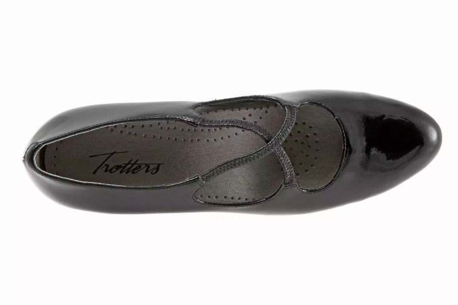 Dress Shoes * | Trotters Jamie Black Patent