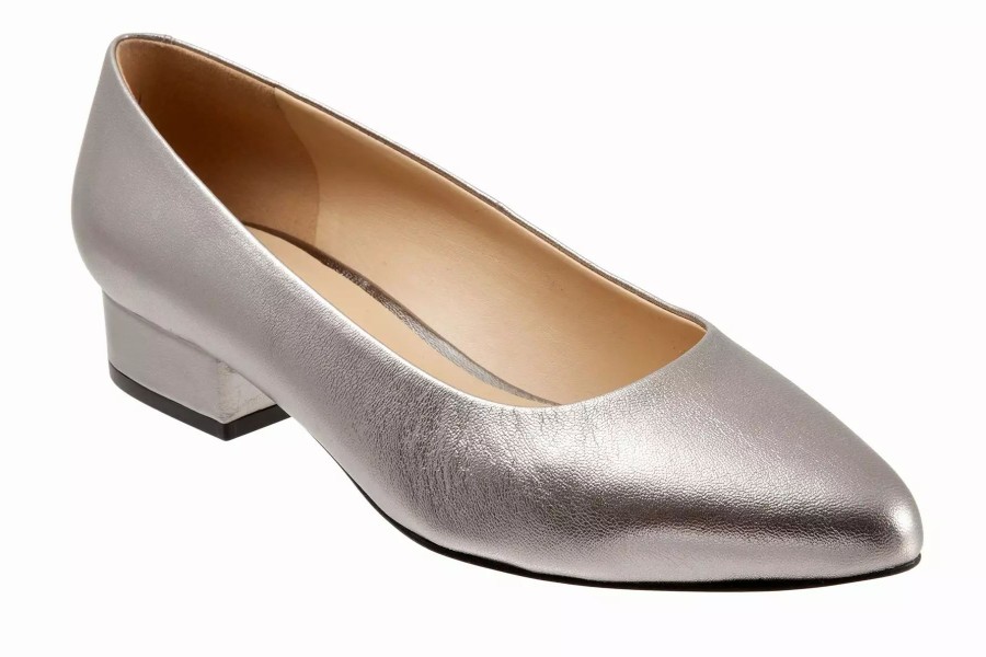 Dress Shoes * | Trotters Jewel Pewter