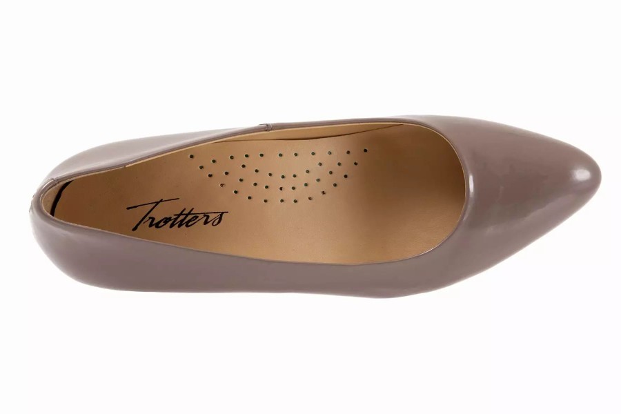 Dress Shoes * | Trotters Jewel Taupe Patent