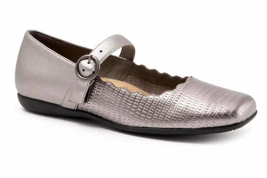 Dress Shoes * | Trotters Sugar Pewter