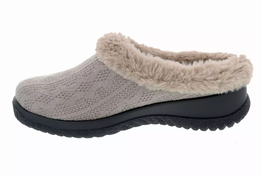 Slippers * | Drew Shoes Comfy Stone Sweater Fabric