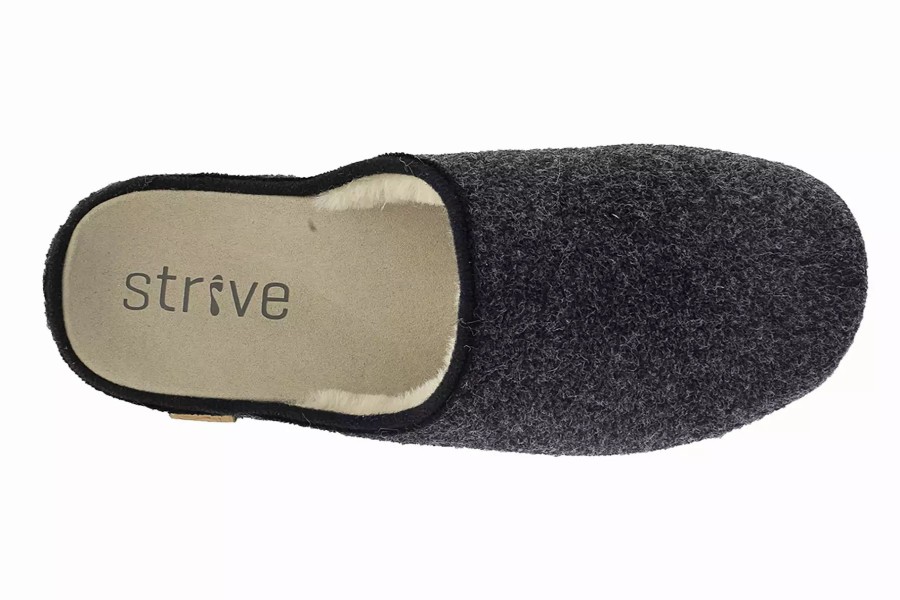 Slippers * | Strive Copenhagen Dark Grey