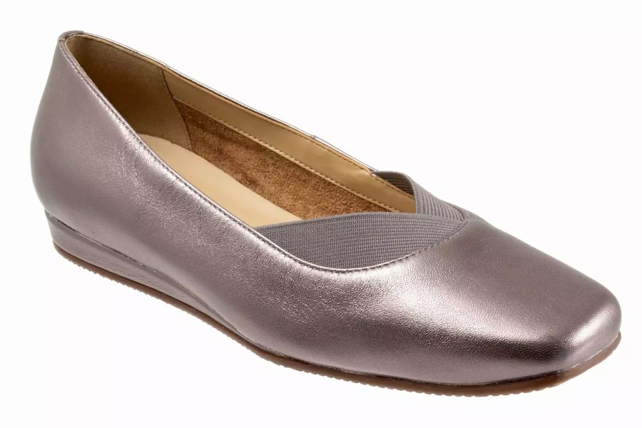 Dress Shoes * | Softwalk Viana Pewter