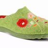 Slippers * | Spring Step Wildflower Green