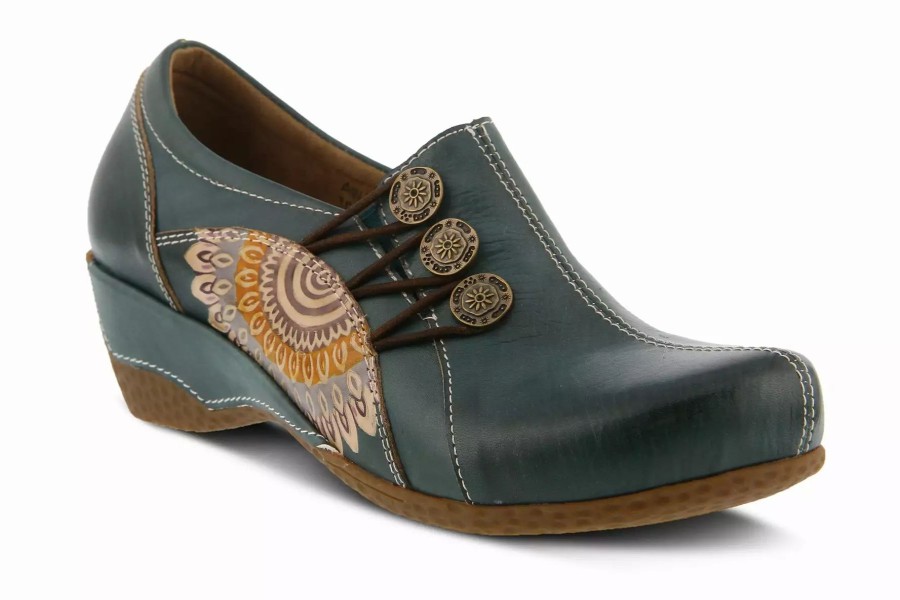 Dress Shoes * | Spring Step Agacia Teal