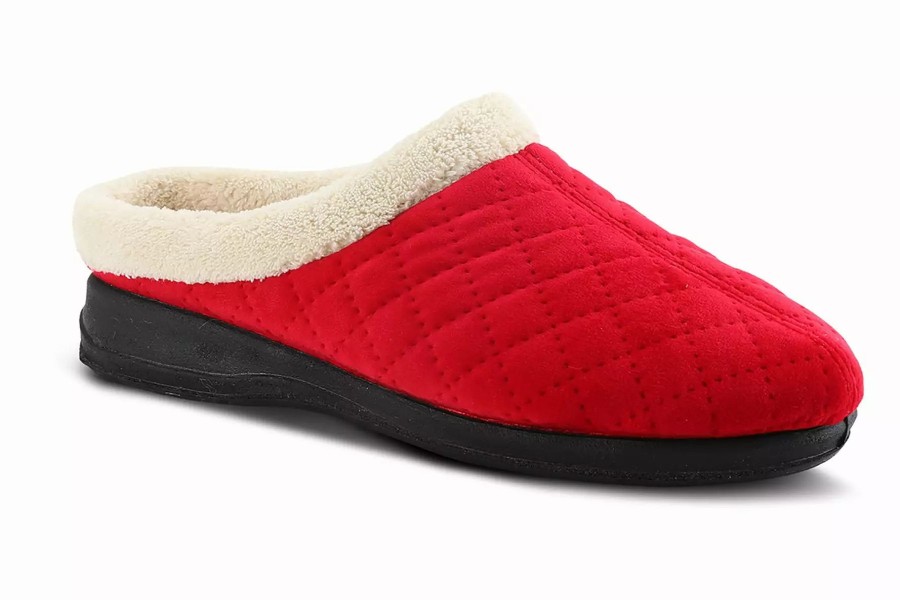 Slippers * | Flexus By Spring Step Sleeper Red