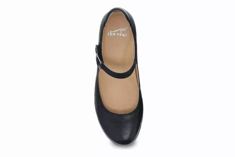 Dress Shoes * | Dansko Marcella Black Burned Nubuck