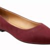 Dress Shoes * | Trotters Estee Dark Cherry Nubuck