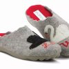 Slippers * | Flexus By Spring Step Swanlove Grey