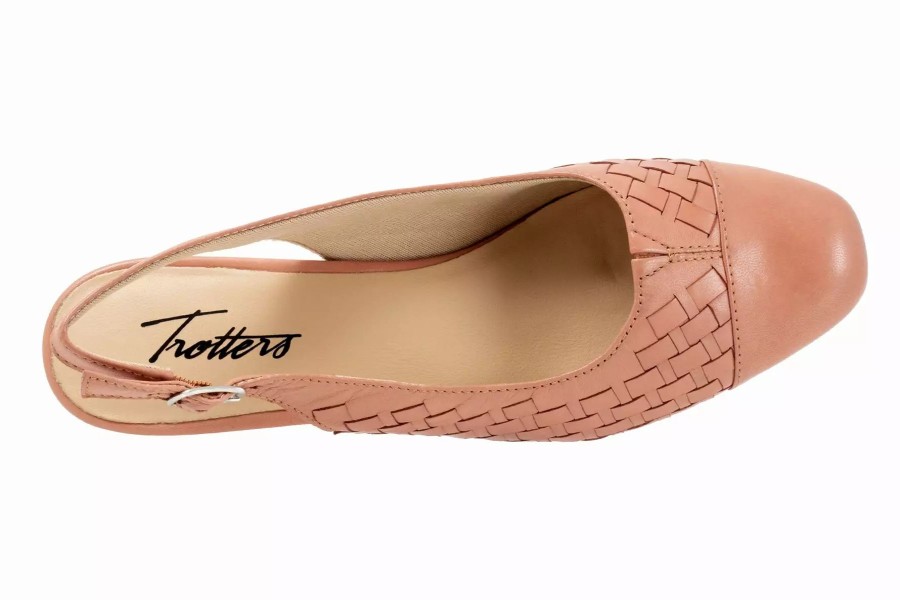 Dress Shoes * | Trotters Dea Woven Blush