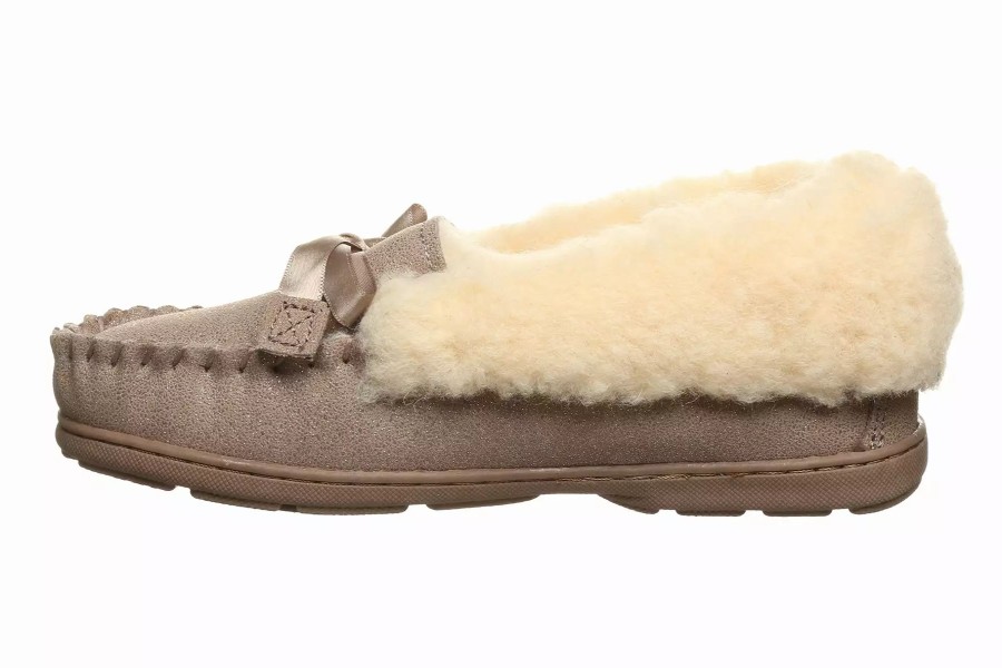 Slippers * | Bearpaw Indio Exotic Taupe Caviar