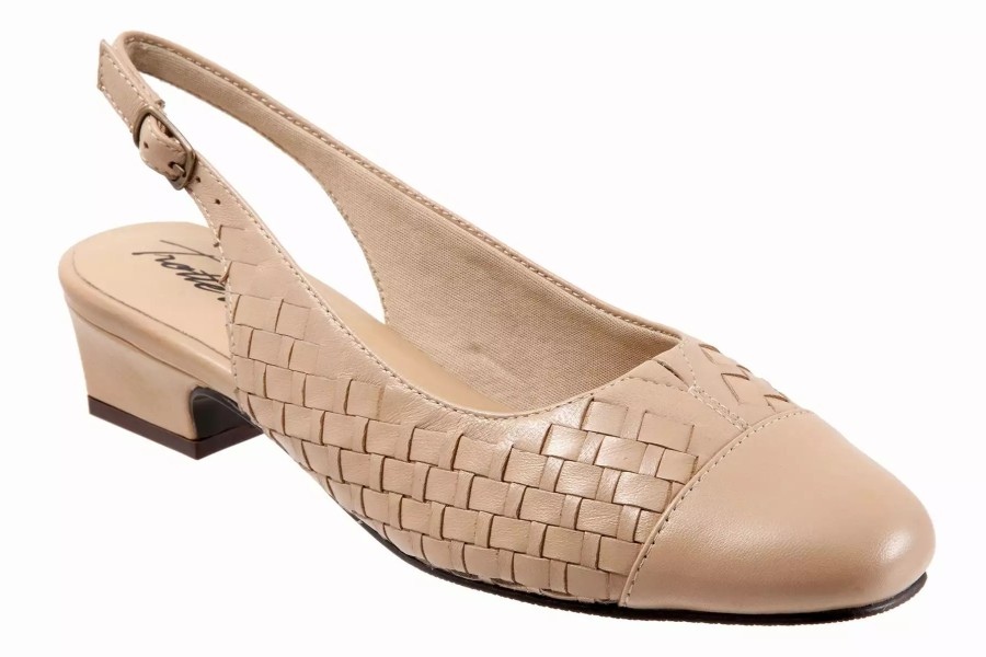 Dress Shoes * | Trotters Dea Woven Nude