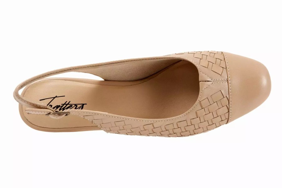 Dress Shoes * | Trotters Dea Woven Nude