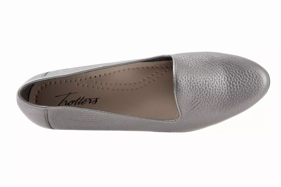 Dress Shoes * | Trotters Liz Tumbled Pewter