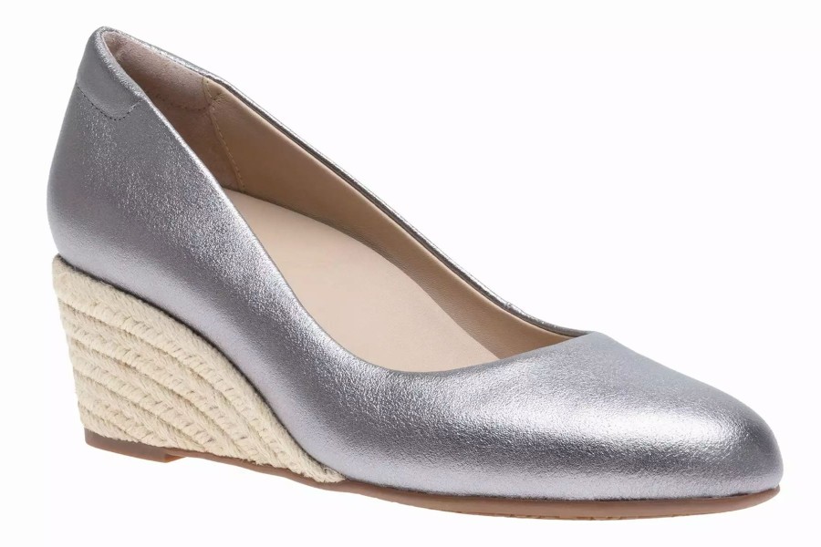 Dress Shoes * | Abeo Quinn Metatarsal Pewter Metallic