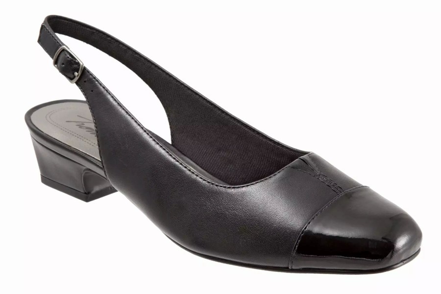 Dress Shoes * | Trotters Dea Black-Black Patent