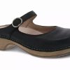 Dress Shoes * | Dansko Bria Black Burnshd Nubuck