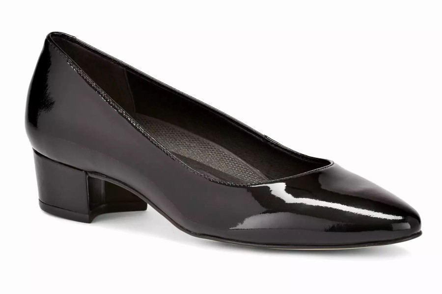 Dress Shoes * | Walking Cradles Heidi Black Patent