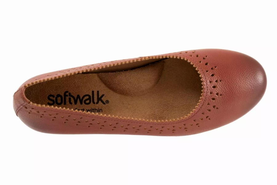 Dress Shoes * | Softwalk Selma Mahogany Tumble