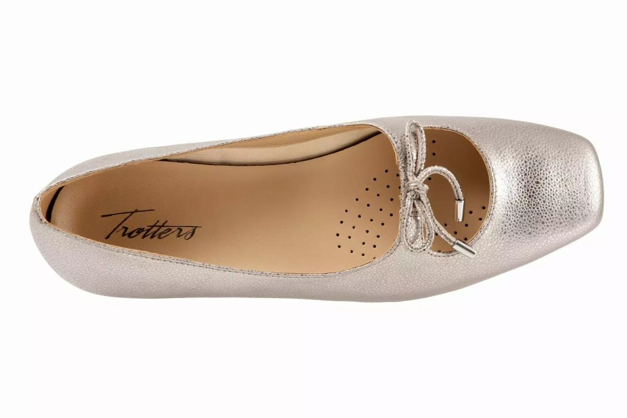 Dress Shoes * | Trotters Honesty Silver Met