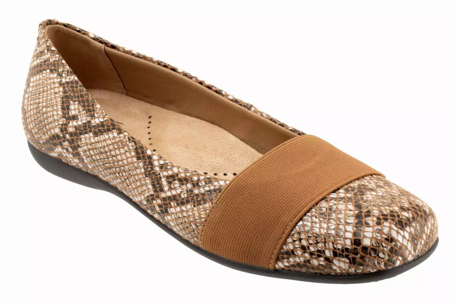 Dress Shoes * | Trotters Samantha Brown Snake