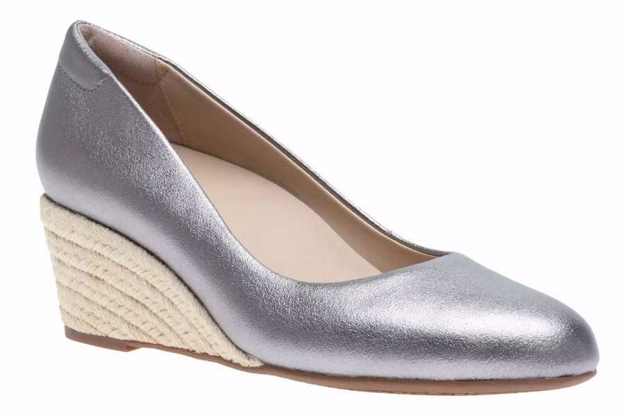 Dress Shoes * | Abeo Quinn Pewter Metallic