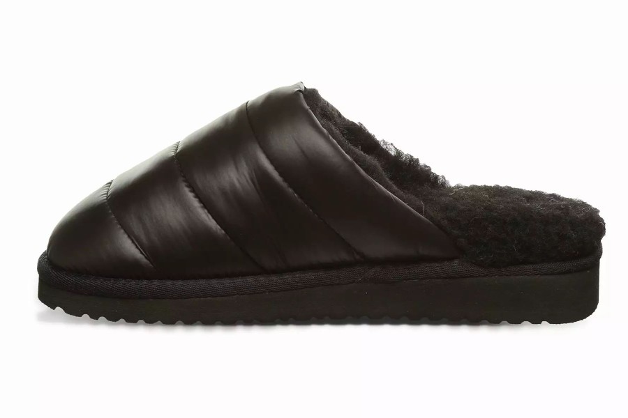 Slippers * | Bearpaw Puffy Slipper Black Ii