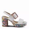 Dress Shoes * | Spring Step Azucar White Multi