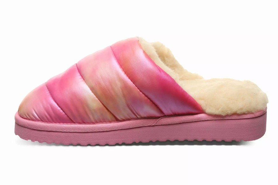 Slippers * | Bearpaw Puffy Slipper Pink