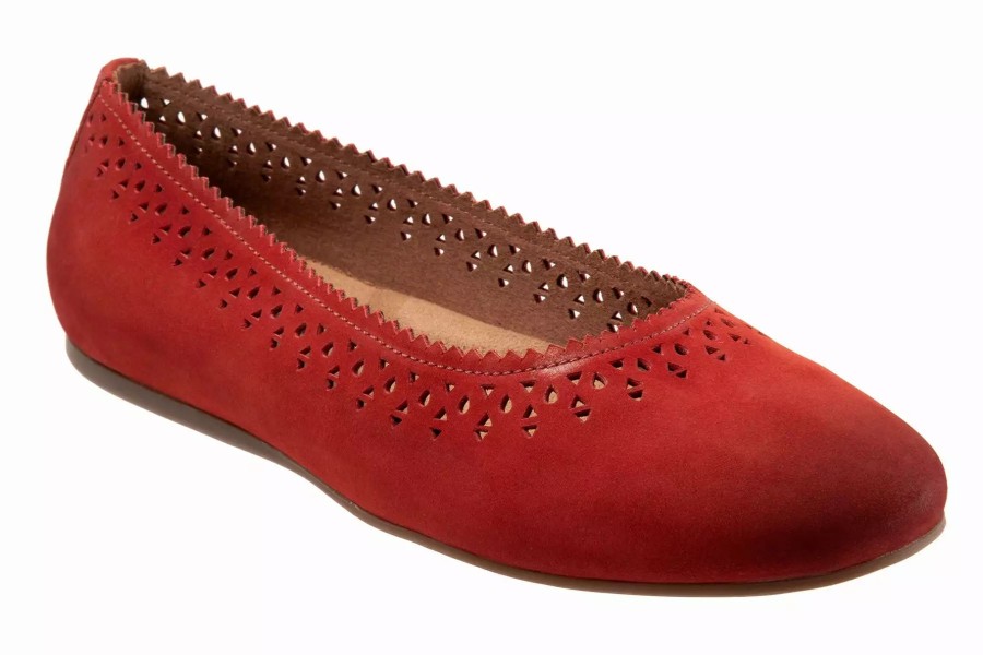 Dress Shoes * | Softwalk Selma Red Nubuck