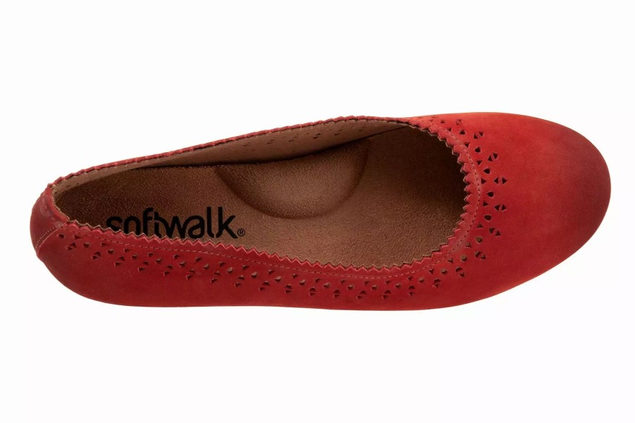 Dress Shoes * | Softwalk Selma Red Nubuck