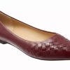 Dress Shoes * | Trotters Estee Woven Dark Red