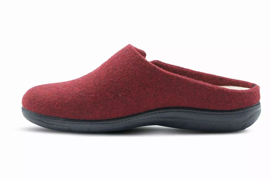 Slippers * | Flexus By Spring Step Lala Bordeaux