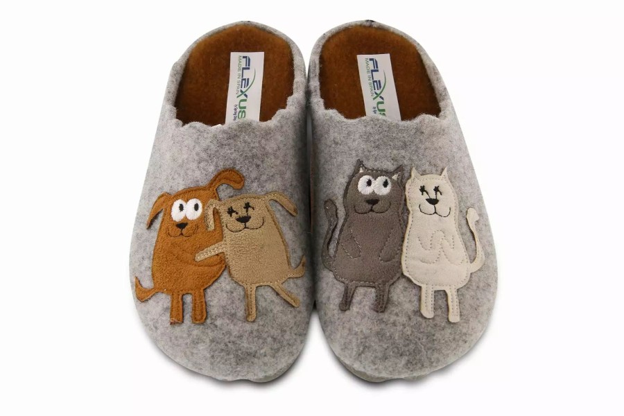 Slippers * | Spring Step Petlove Grey Multi