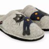 Slippers * | Haflinger Cucho Silver Grey