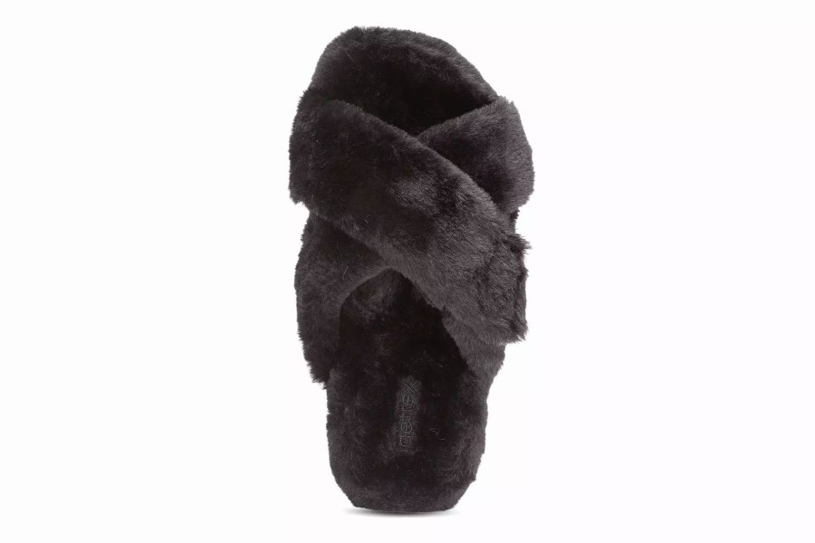 Slippers * | Aetrex Penelope Black