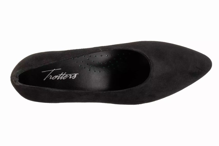 Dress Shoes * | Trotters Kimber Black Suede