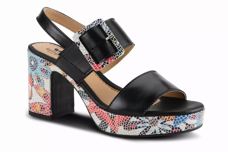 Dress Shoes * | Spring Step Azucar Black Multi