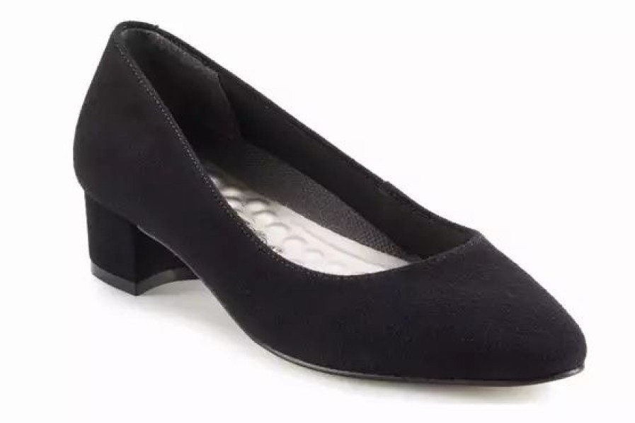 Dress Shoes * | Walking Cradles Heidi Black Suede