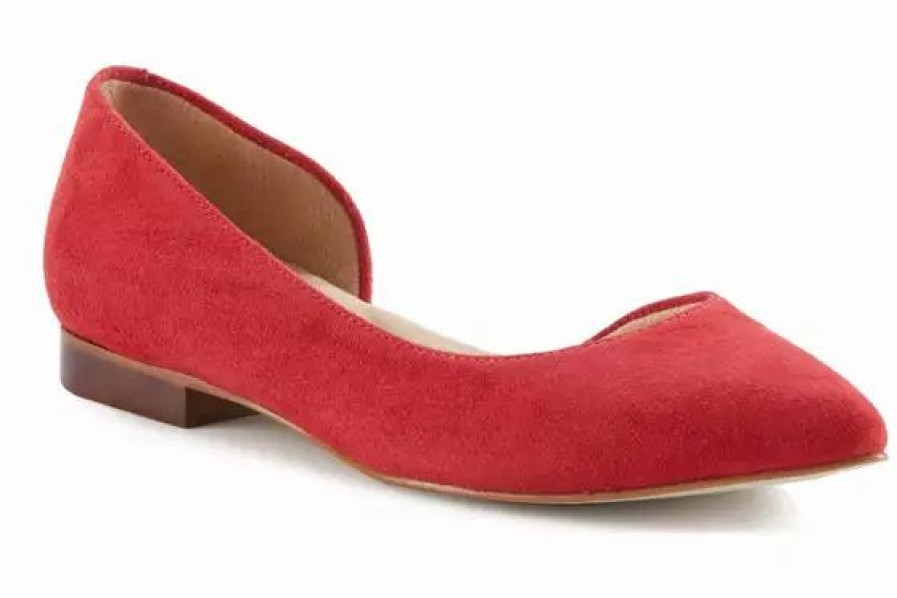 Dress Shoes * | Walking Cradles Raya Red Suede