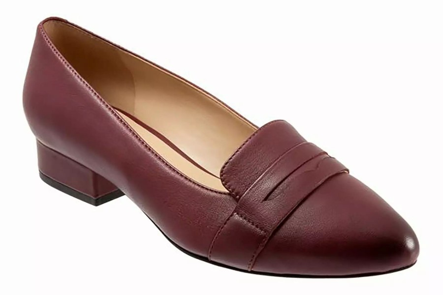 Dress Shoes * | Trotters Joelle Burgundy