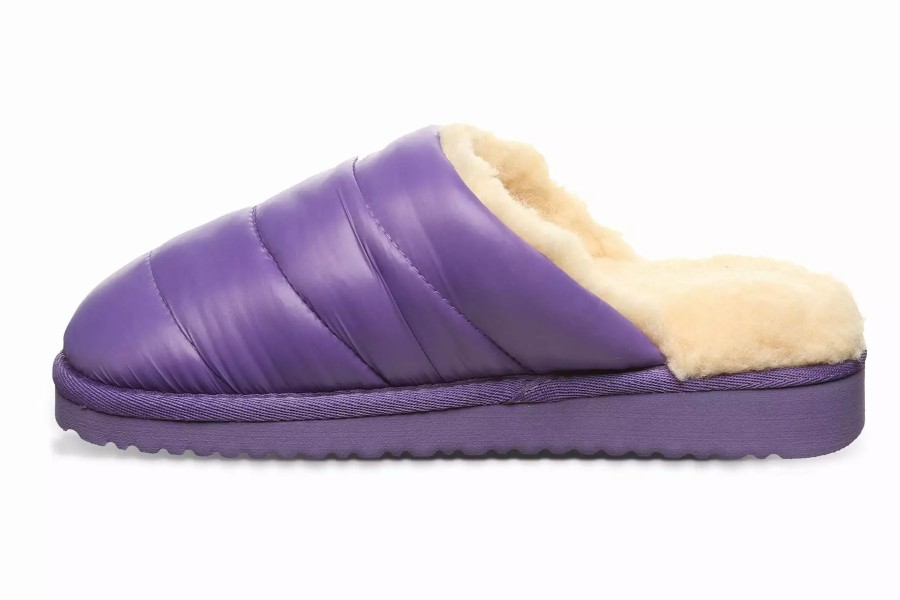 Slippers * | Bearpaw Puffy Slipper Purple