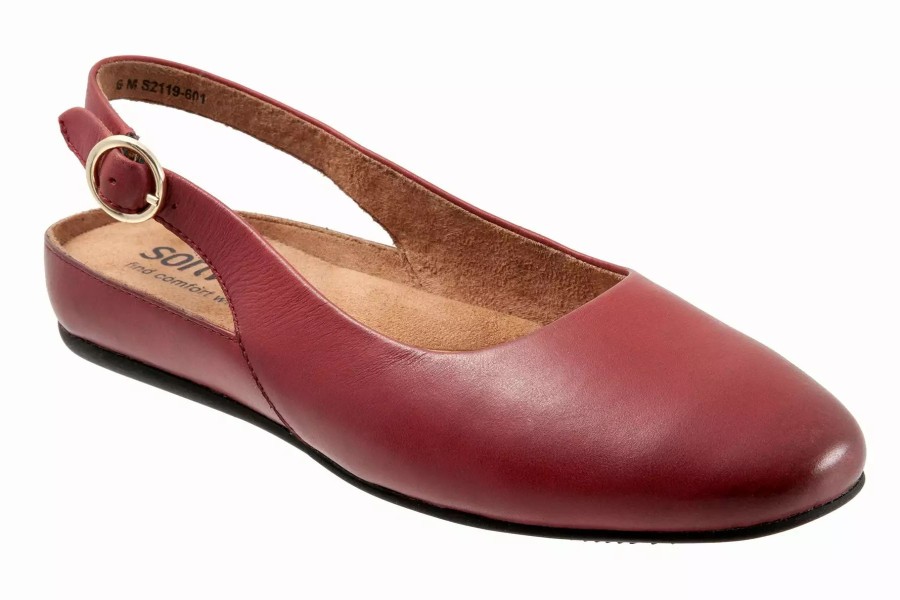 Dress Shoes * | Softwalk Sandy Dark Red