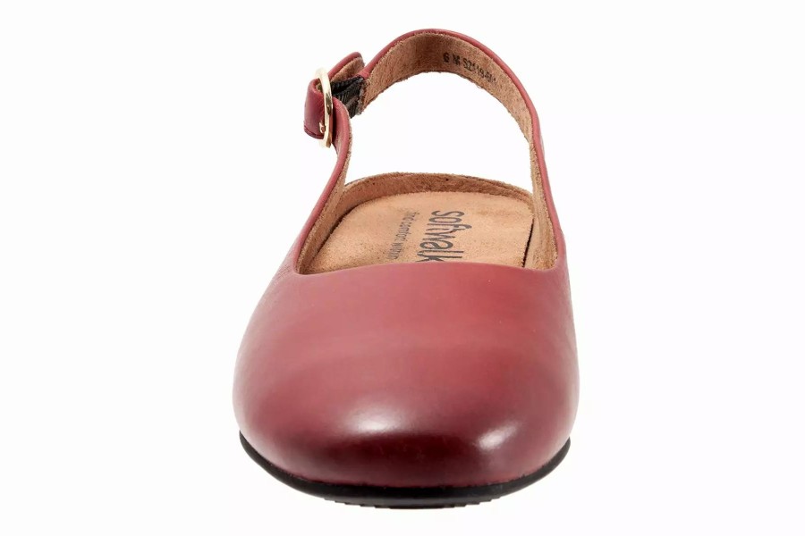 Dress Shoes * | Softwalk Sandy Dark Red