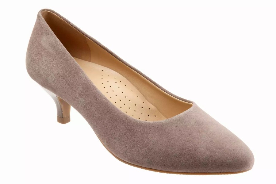 Dress Shoes * | Trotters Kiera Taupe Suede