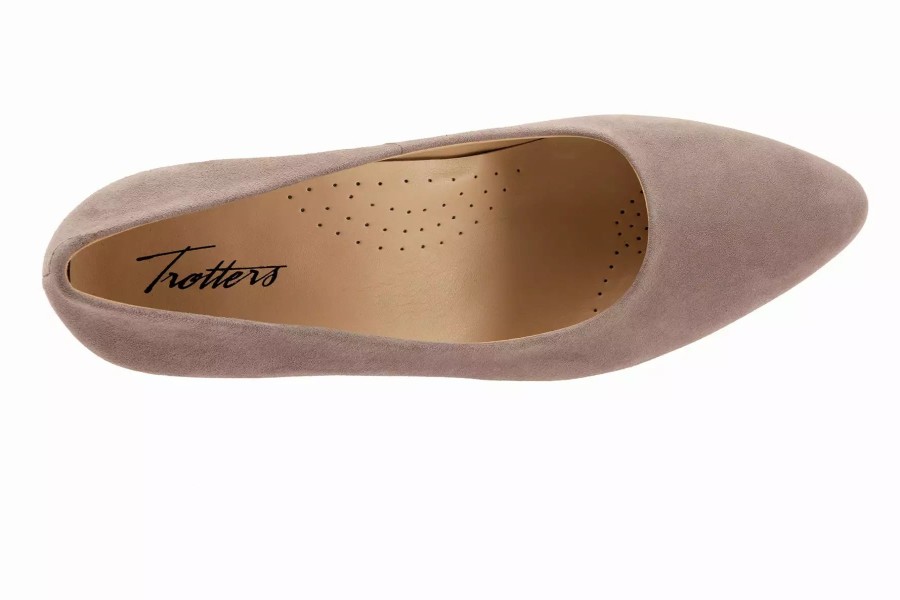 Dress Shoes * | Trotters Kiera Taupe Suede