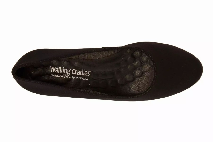 Dress Shoes * | Walking Cradles Joy Black Micro