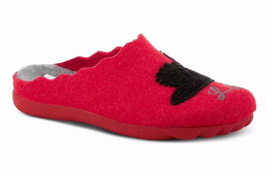 Slippers * | Flexus By Spring Step Swanlove Red