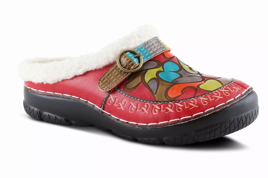 Slippers * | L'Artiste By Spring Step Yalla Red Multi